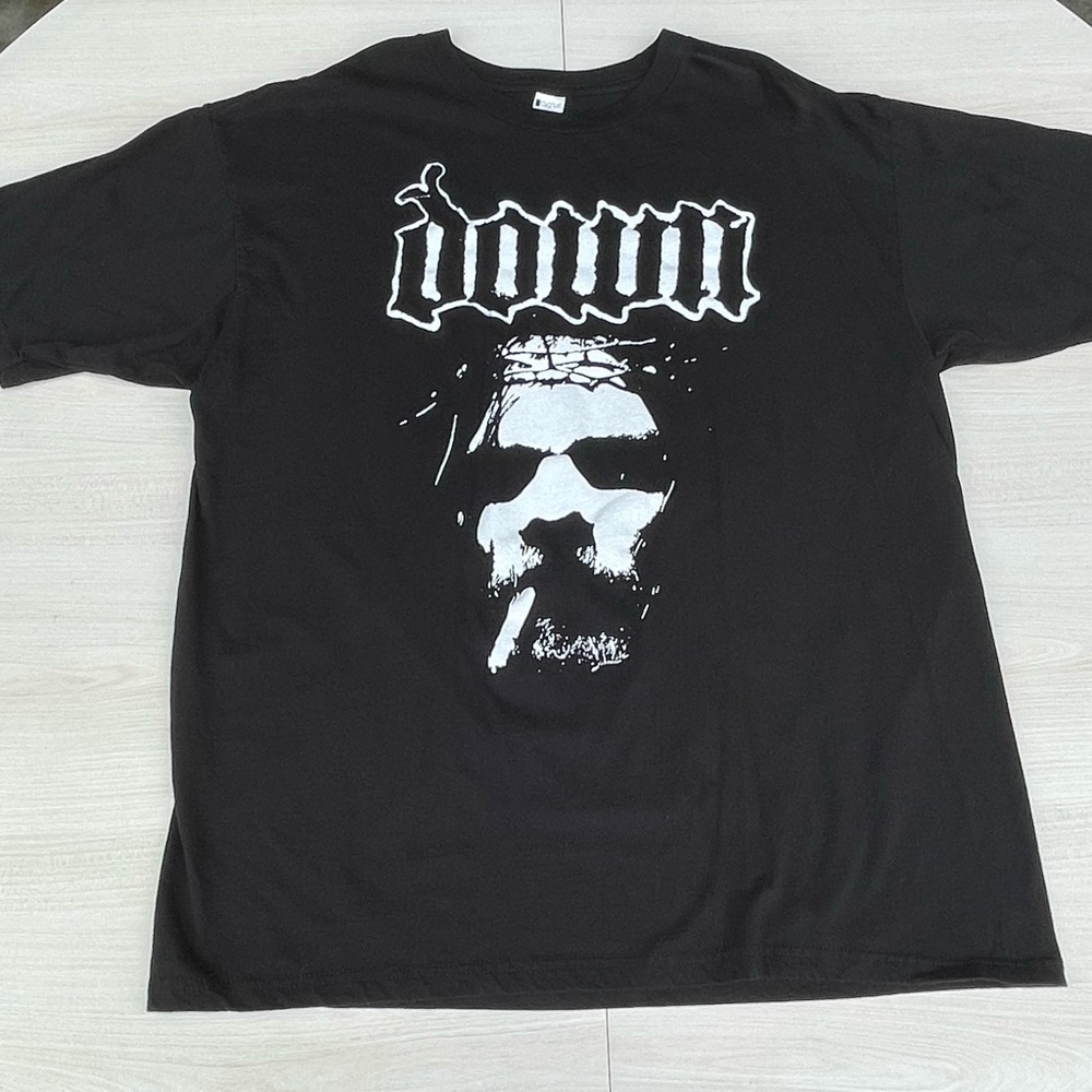 Vintage 90s Down Bury Me In Smoke Black T Shirt XL Pantera